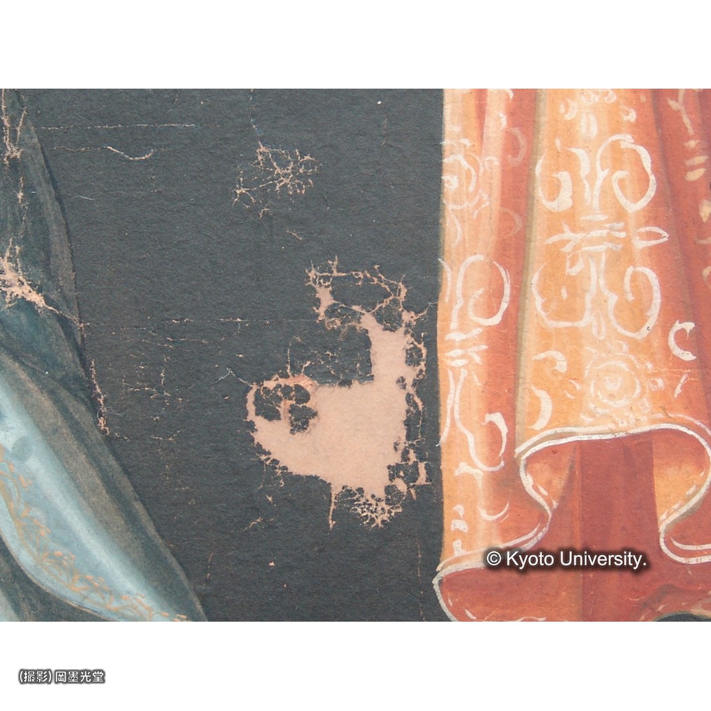 カラー写真（中央上段：欠損部） (1)