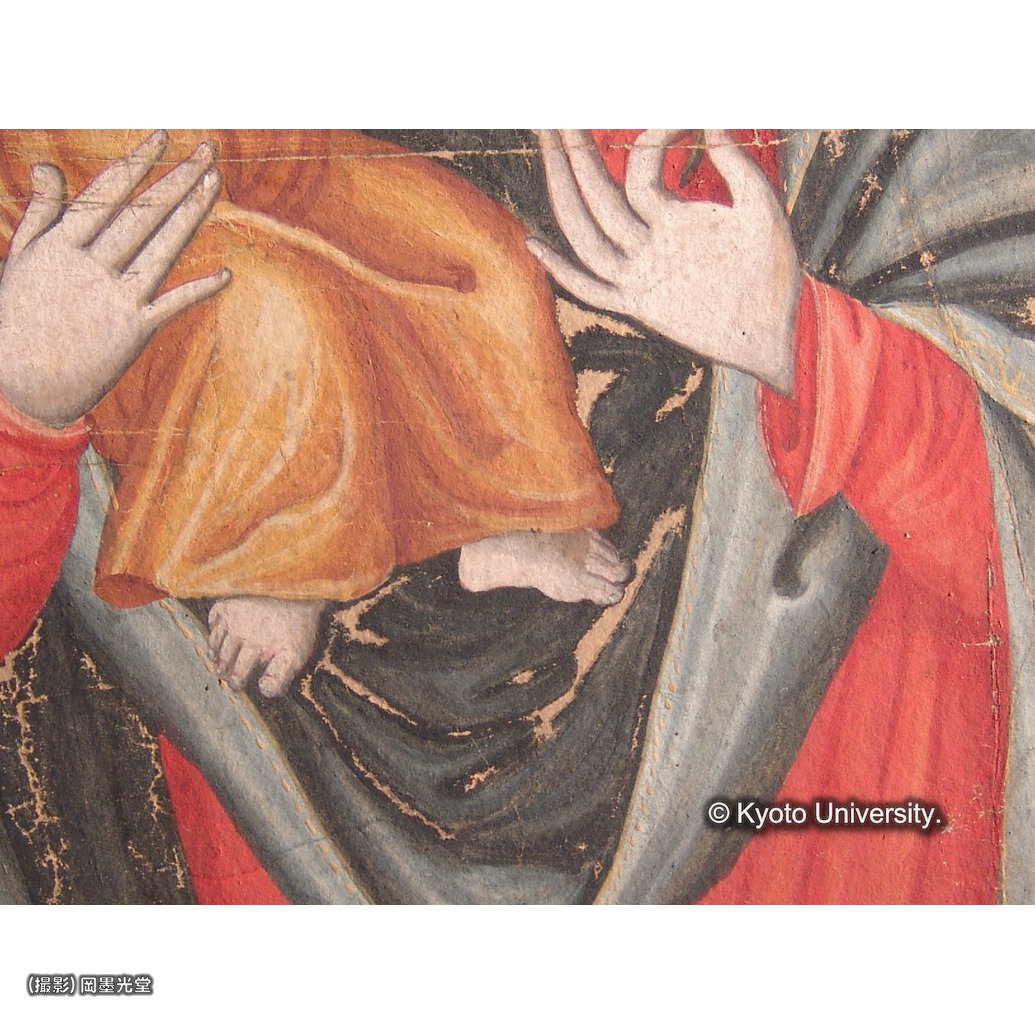 カラー写真（中央上段：キリスト足） (1)