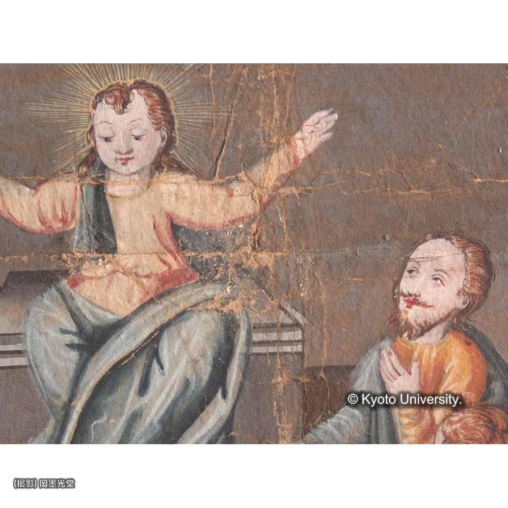 カラー写真（十五玄義：第5図折れ跡） (1)