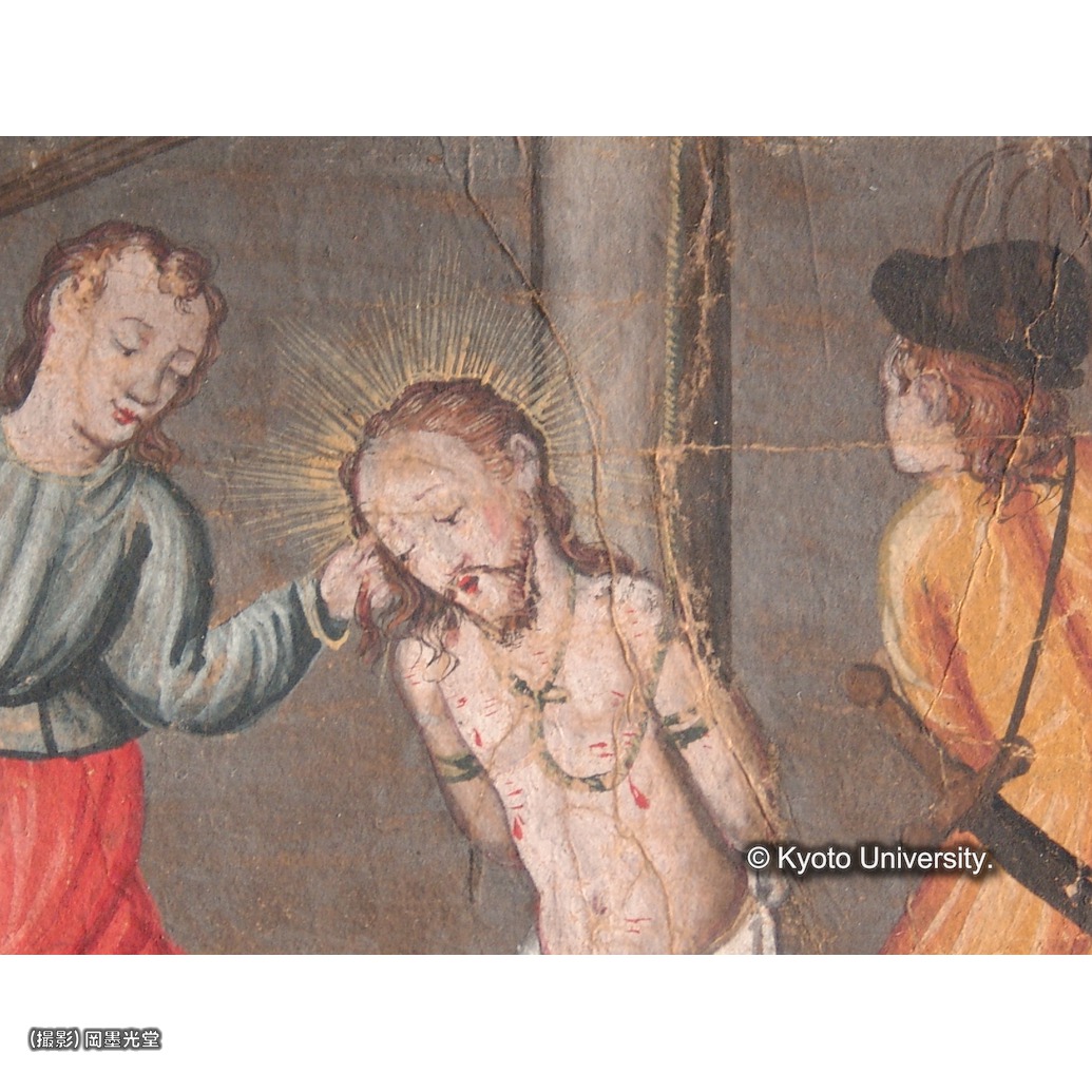 カラー写真（十五玄義：第7図折れ跡） (1)