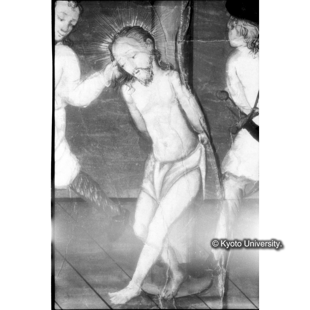 赤外線反射写真（十五玄義第七図：キリスト） (1)