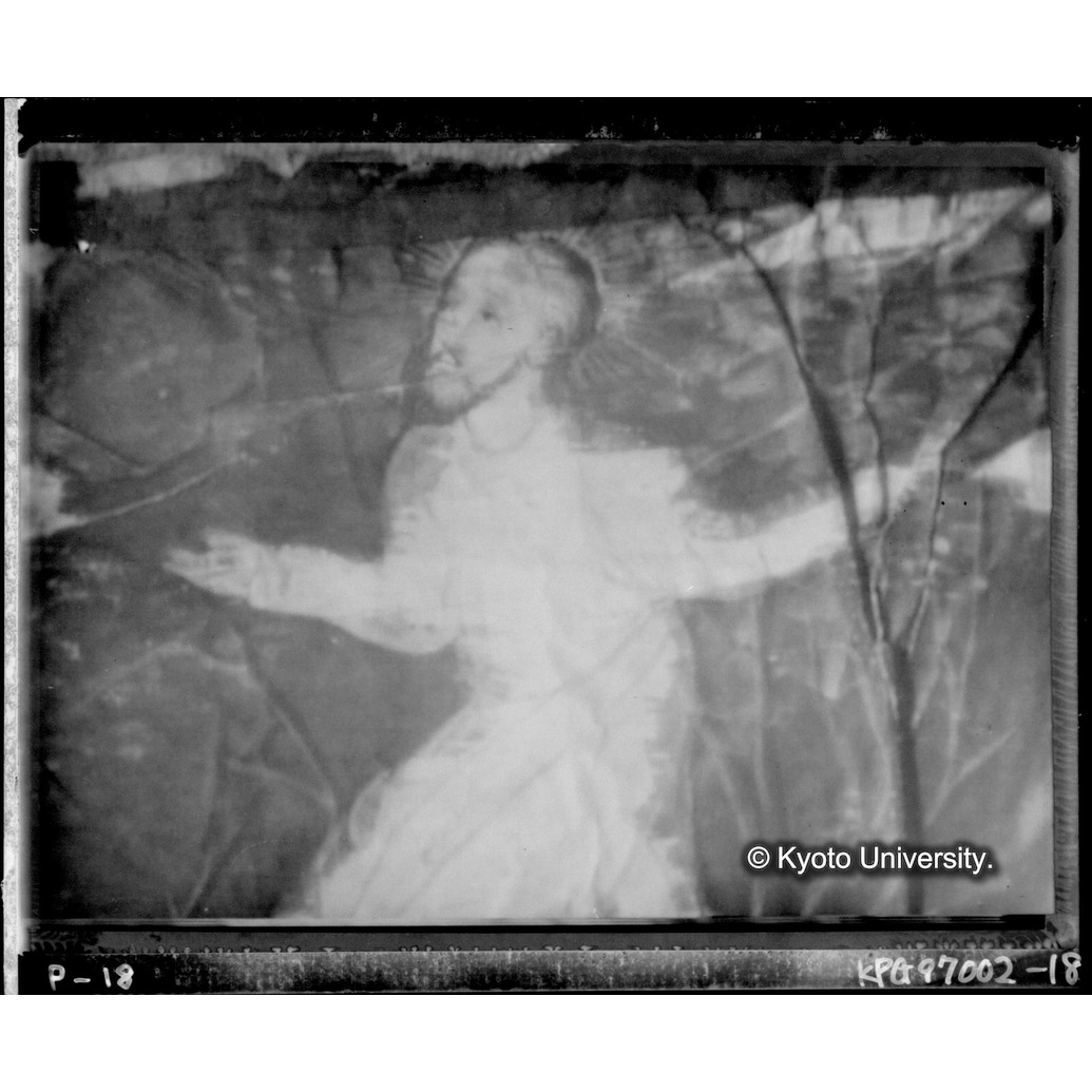 赤外線テレビ撮影画像写真（十五玄義第六図） (1)