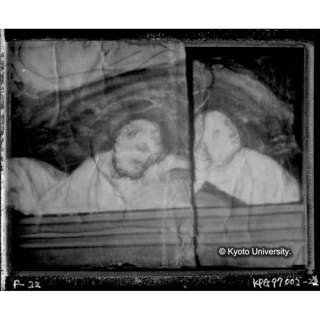 赤外線テレビ撮影画像写真（十五玄義第六図） (1)