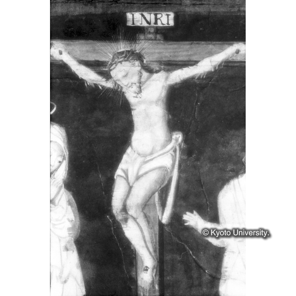 赤外線反射写真（十五玄義第十図：キリスト） (1)