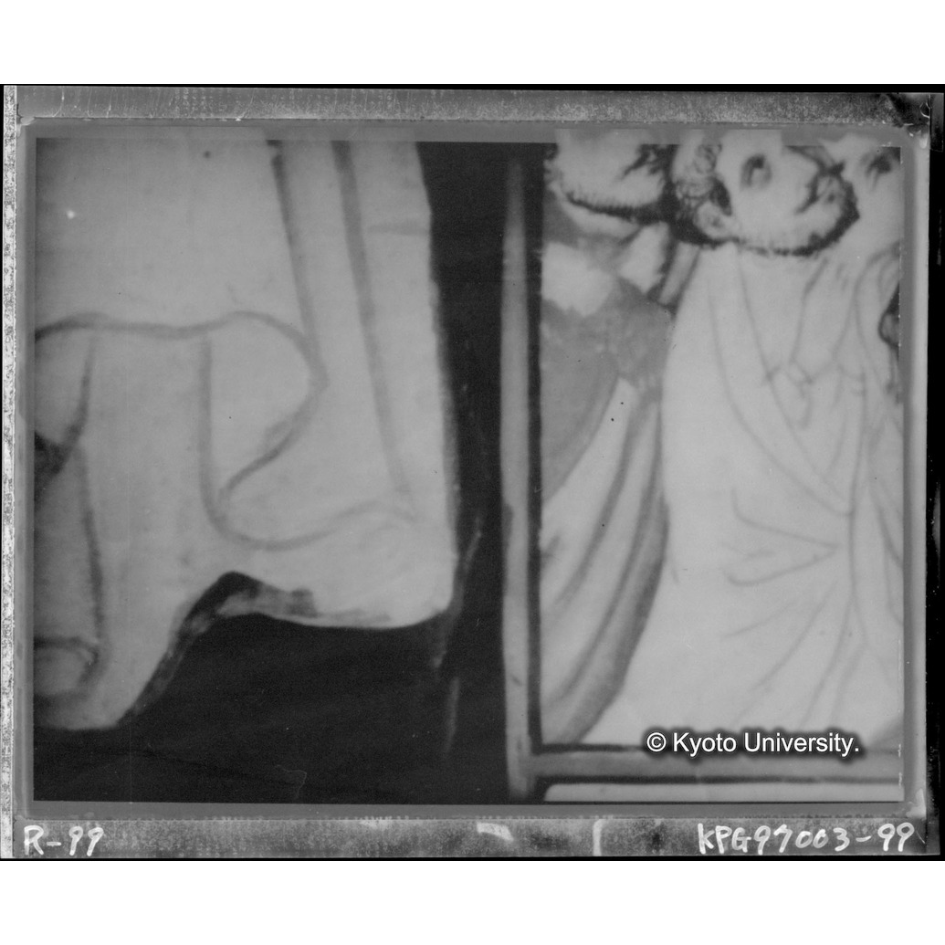 赤外線テレビ撮影画像写真（中央上段・十五玄義第十二図） (1)