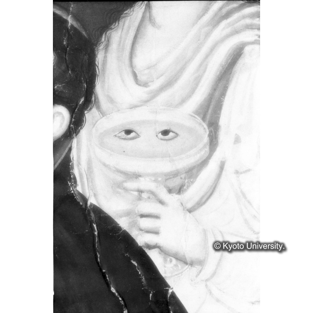 赤外線反射写真（中央下段：高杯） (1)