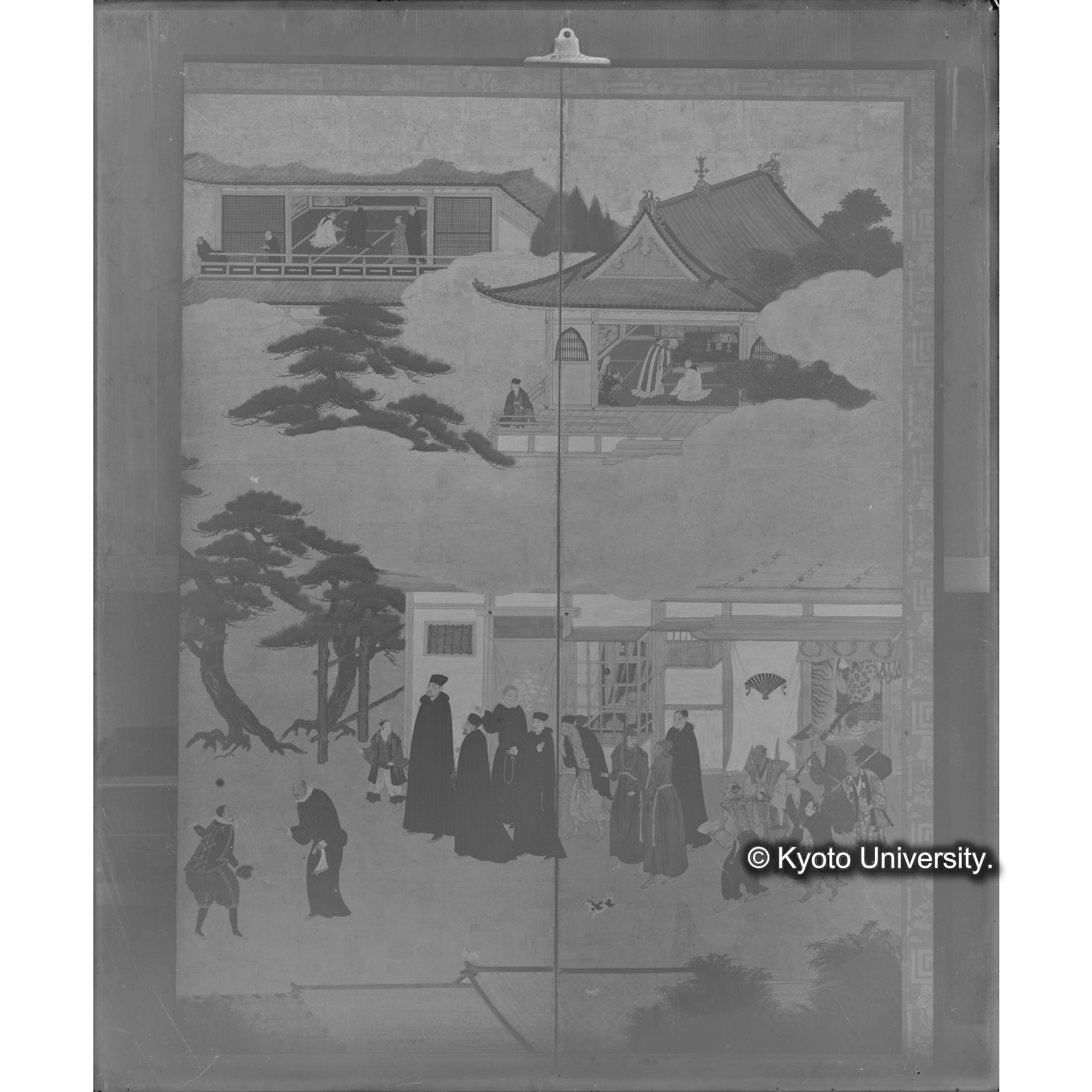 南蛮屏風　右隻（河本重利蔵） (1)