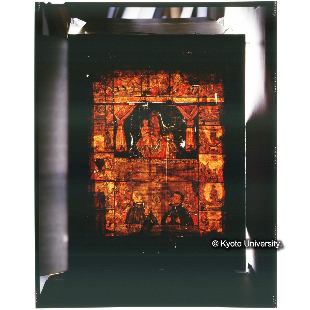 透過光写真（全図：枠付表面） (1)