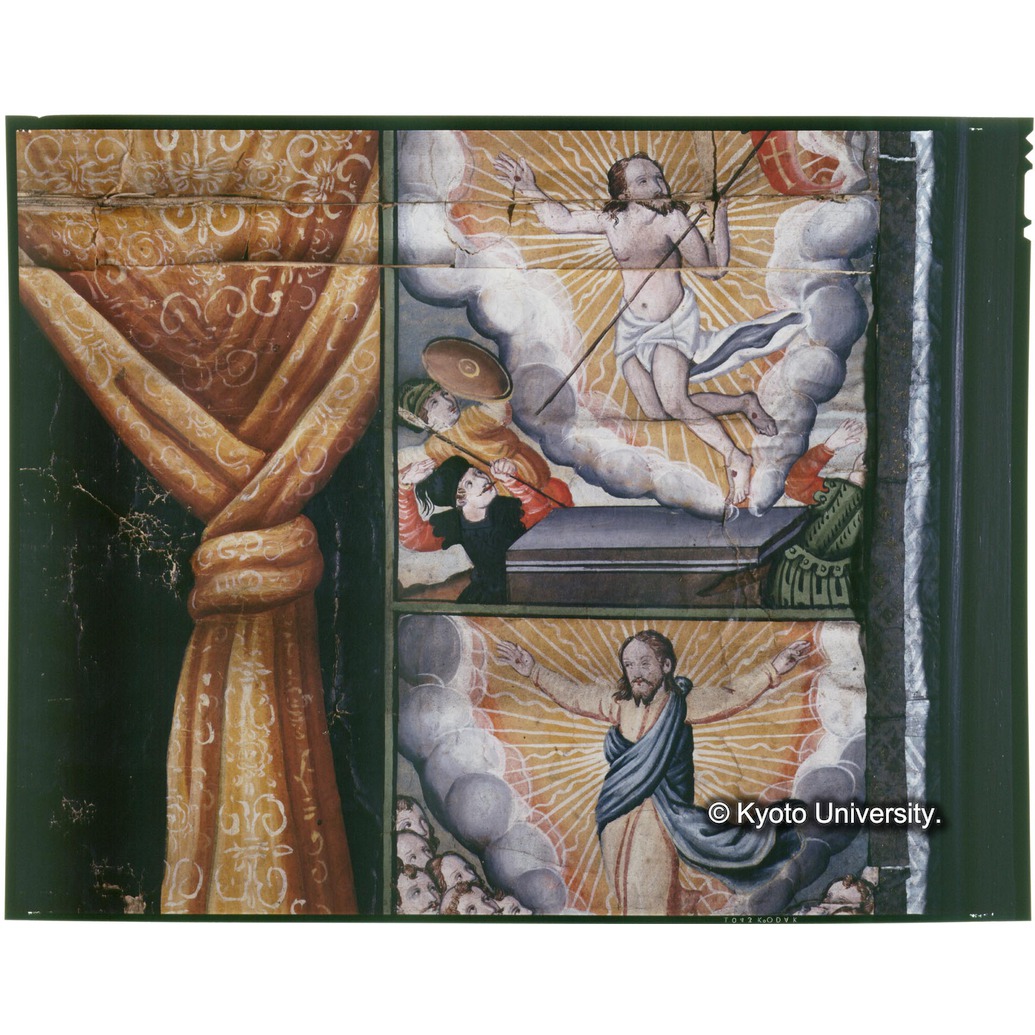 カラー写真（等倍十五分割：中央上段・中央下段・十五玄義第三図・第四図） (1)