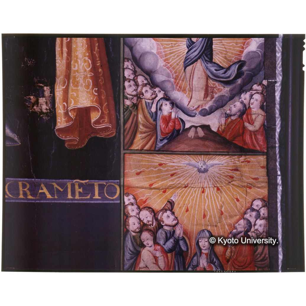 カラー写真（等倍十五分割：中央上段・中央下段・十五玄義第十二図・第十三図） (1)