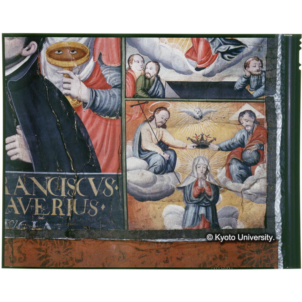 カラー写真（等倍十五分割：中央下段・十五玄義第十五図） (1)