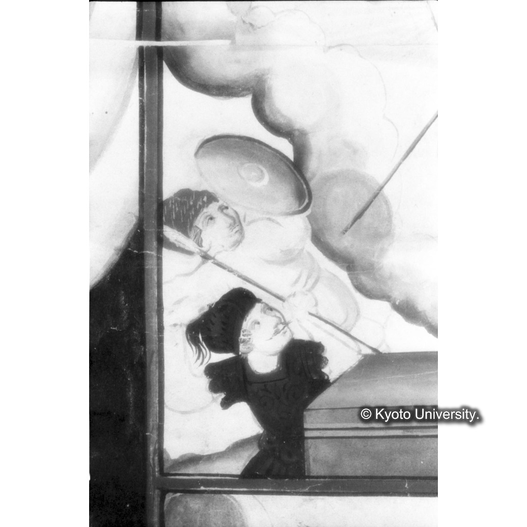 赤外線反射写真（十五玄義第十一図：左下側人物） (1)