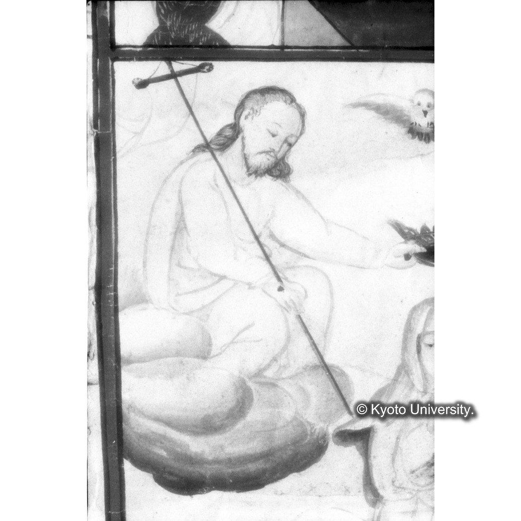 赤外線反射写真（十五玄義第十五図：父なる神） (1)