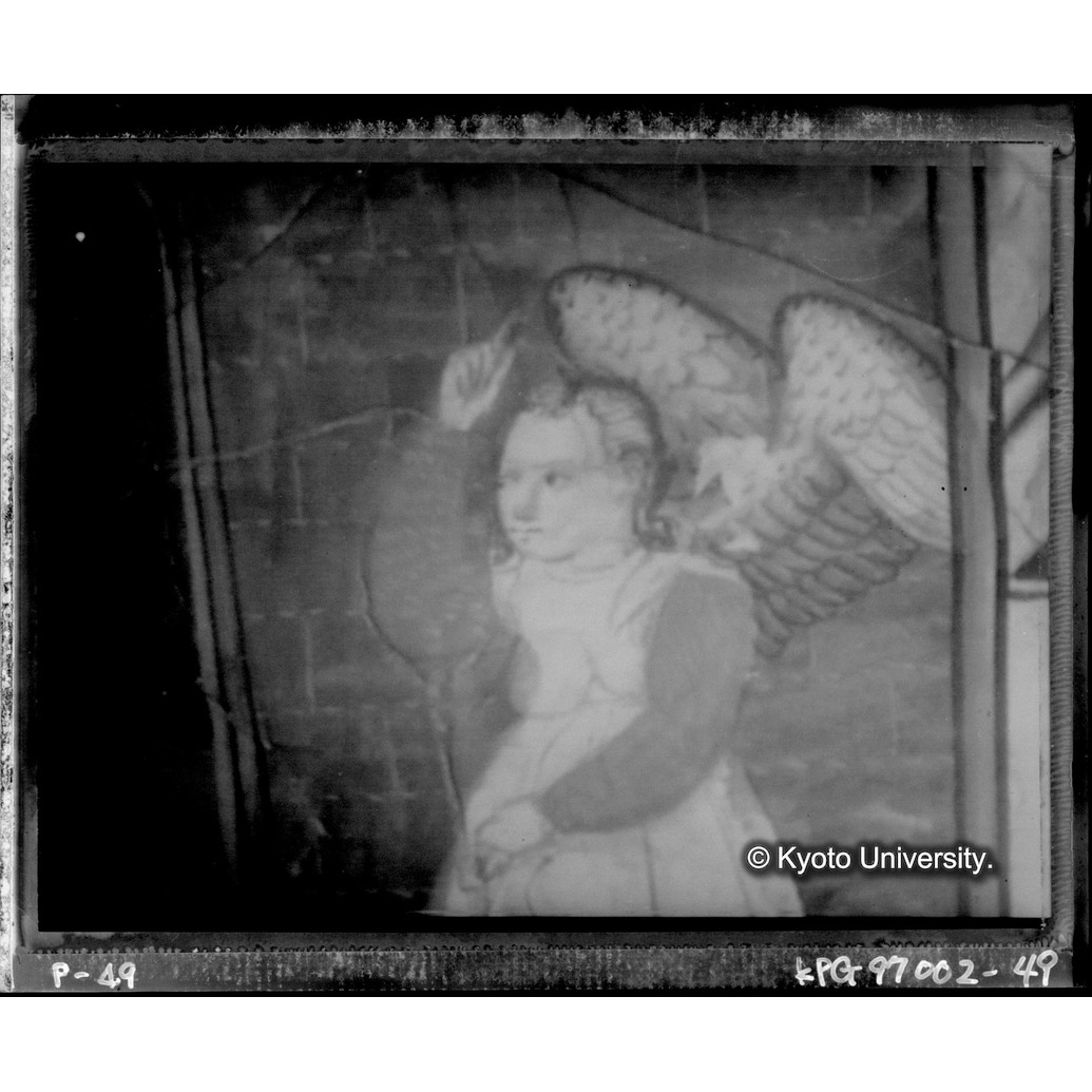 赤外線テレビ撮影画像写真（十五玄義第一図） (1)