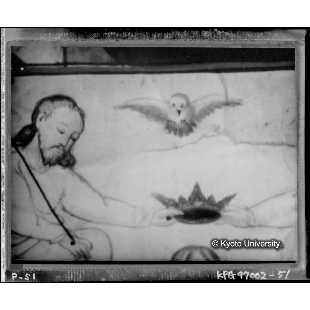 赤外線テレビ撮影画像写真（十五玄義第十五図） (1)