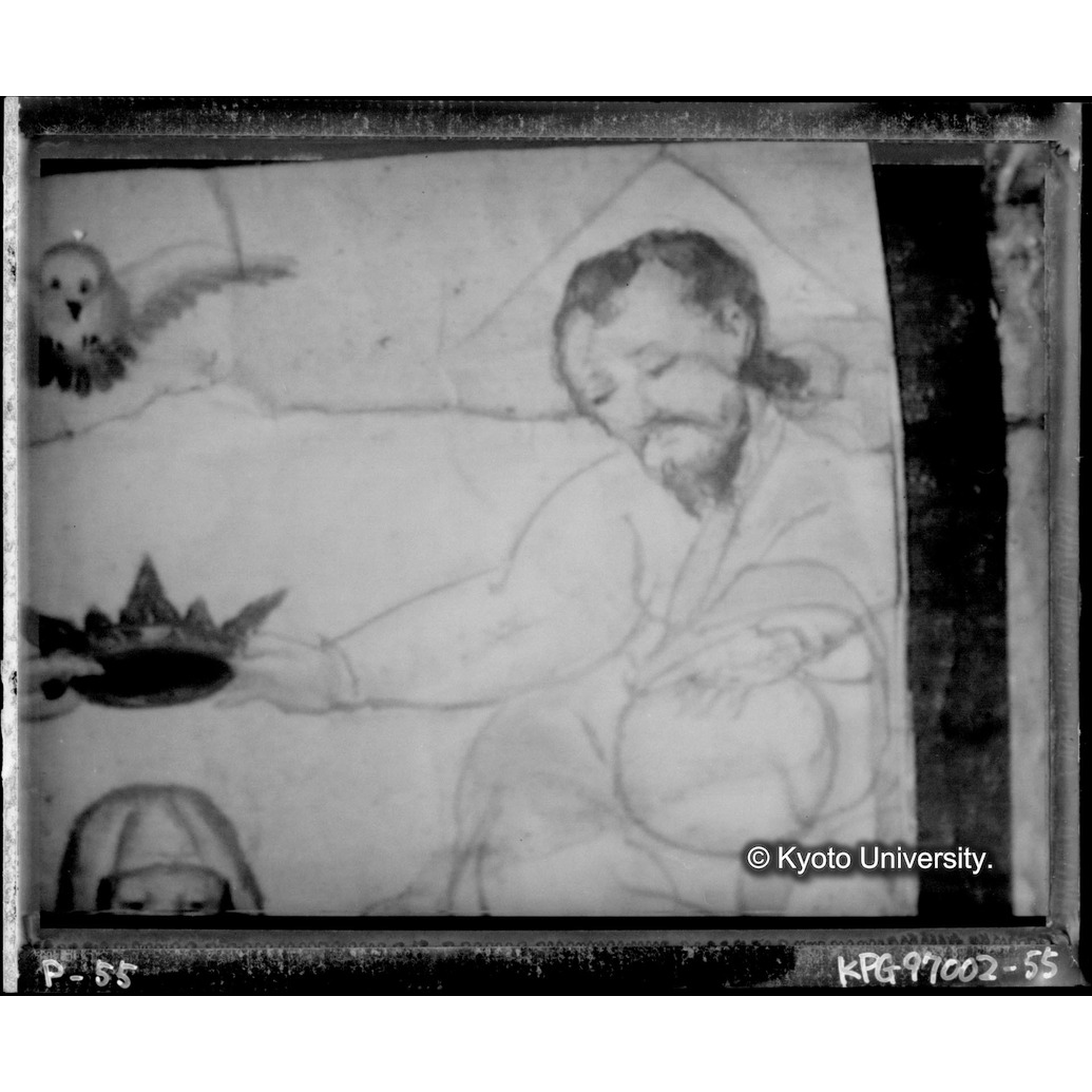 赤外線テレビ撮影画像写真（十五玄義第十五図） (1)