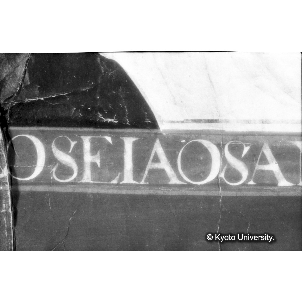 赤外線反射写真（中央上段：中央文字） (1)