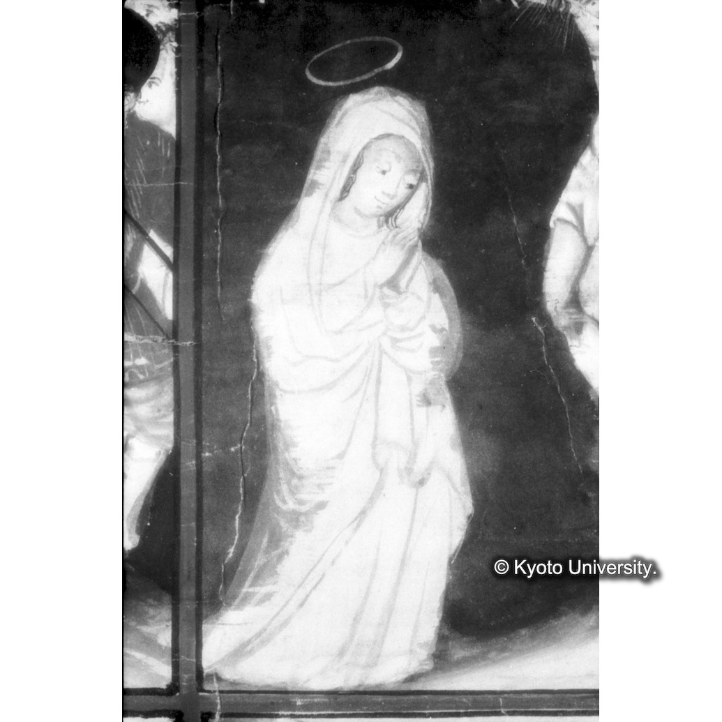 赤外線反射写真（十五玄義第十図：マリア） (1)