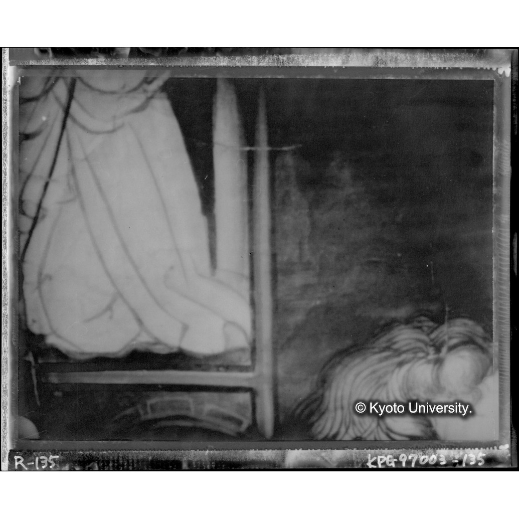 赤外線テレビ撮影画像写真（中央下段・十五玄義第三図） (1)