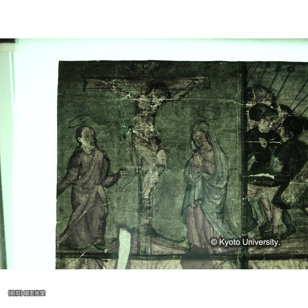 赤外線透過光写真（補紙行程中） (1)