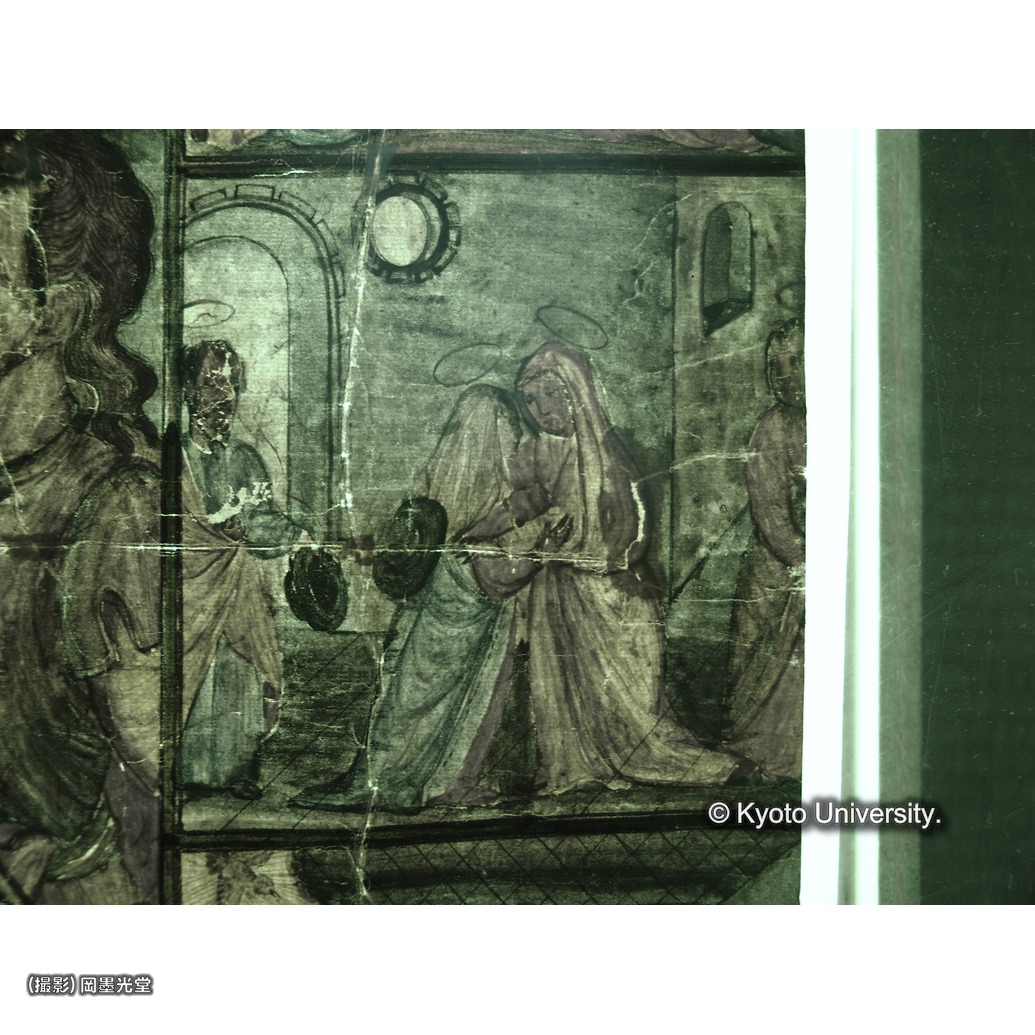 赤外線透過光写真（補紙行程中） (1)