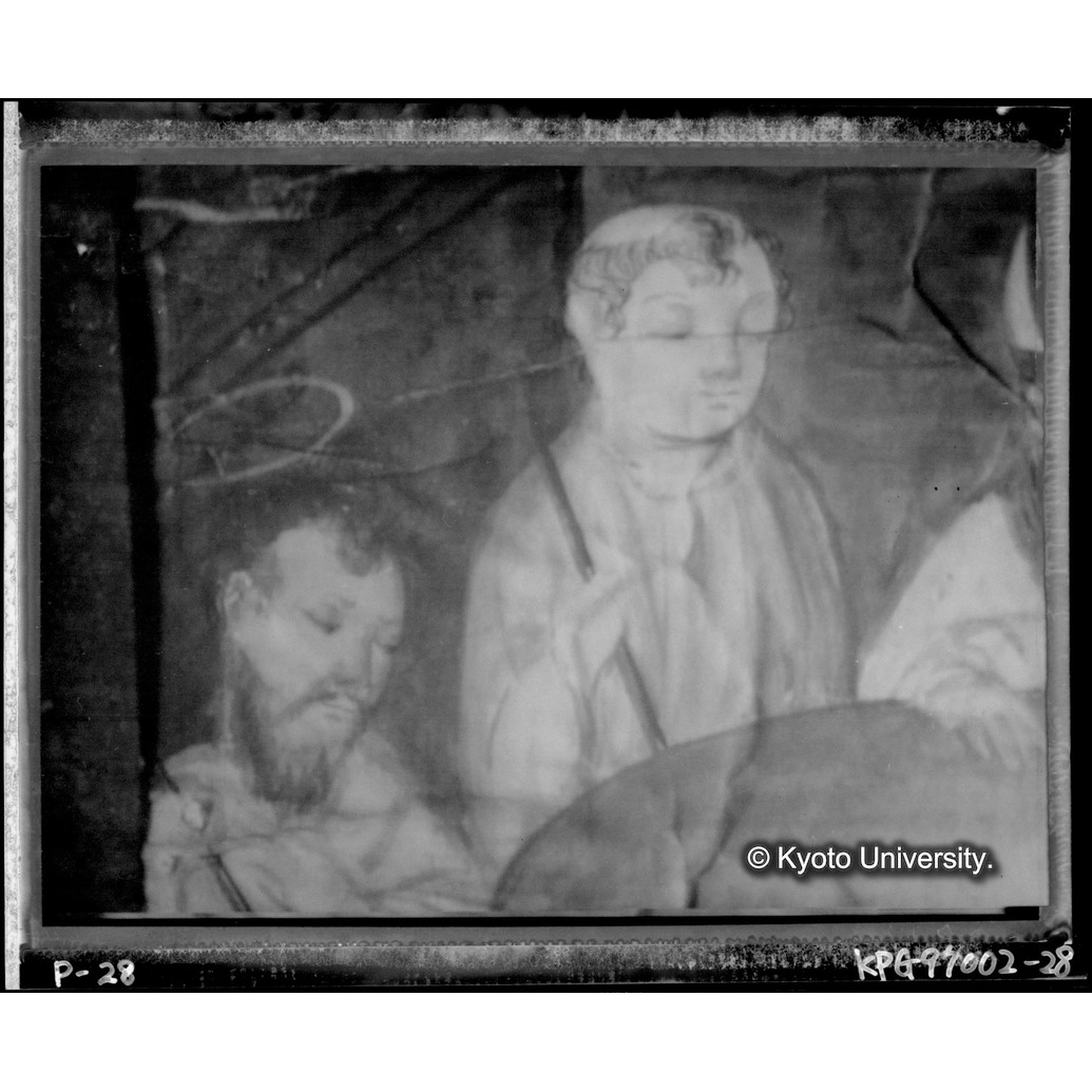 赤外線テレビ撮影画像写真（十五玄義第四図） (1)