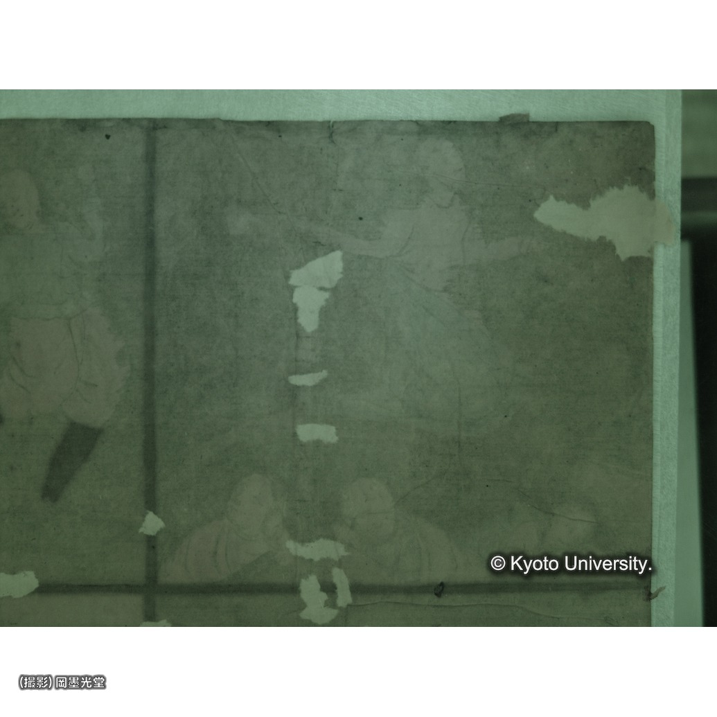 赤外線写真（補紙行程中） (1)