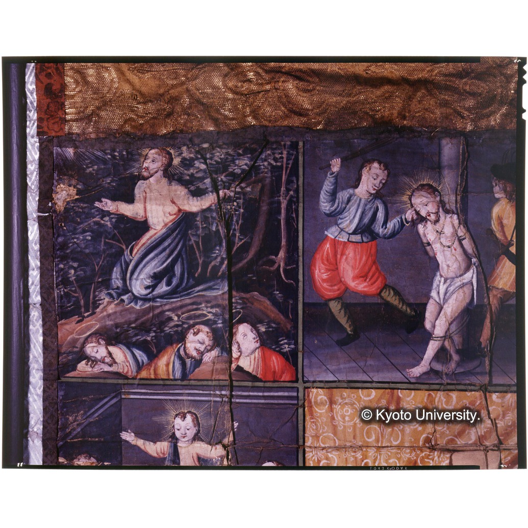 カラー写真（等倍十五分割：十五玄義第六図・第七図） (1)