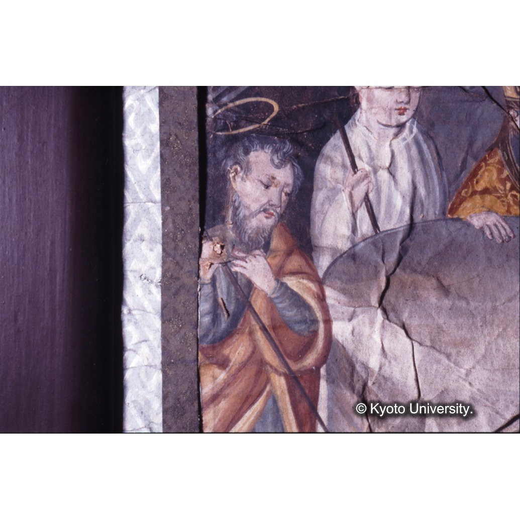 カラー写真（十五玄義第四図：ヨセフ・表具） (1)