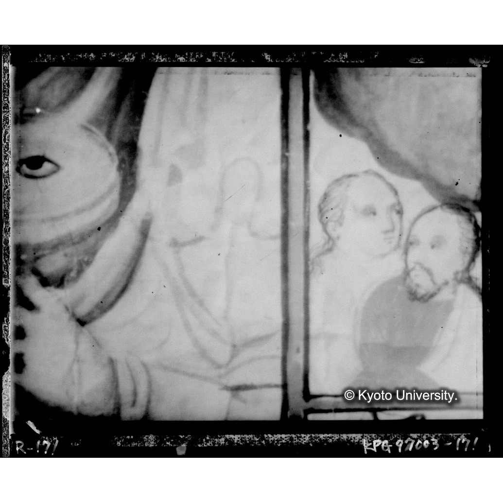 赤外線テレビ撮影画像写真（中央下段・十五玄義第十四図） (1)