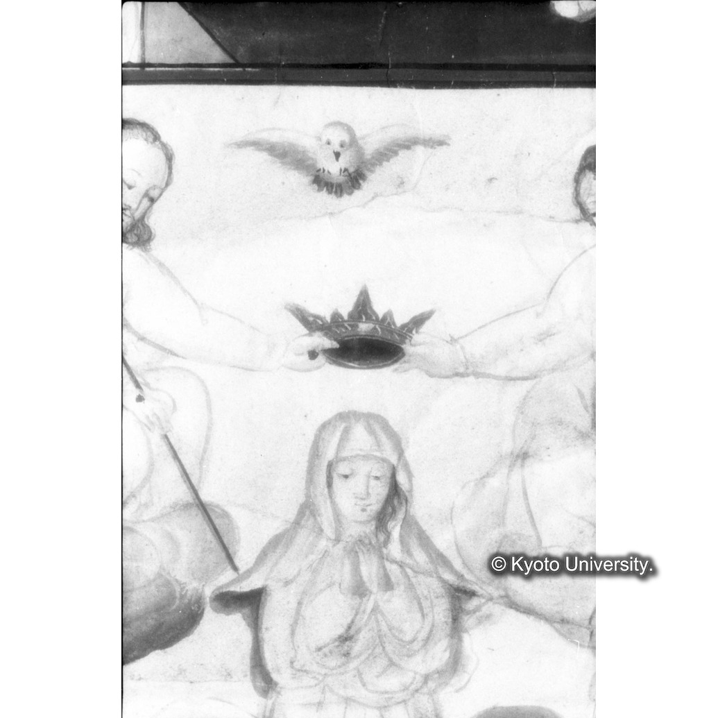 赤外線反射写真（十五玄義第十五図：鳩） (1)