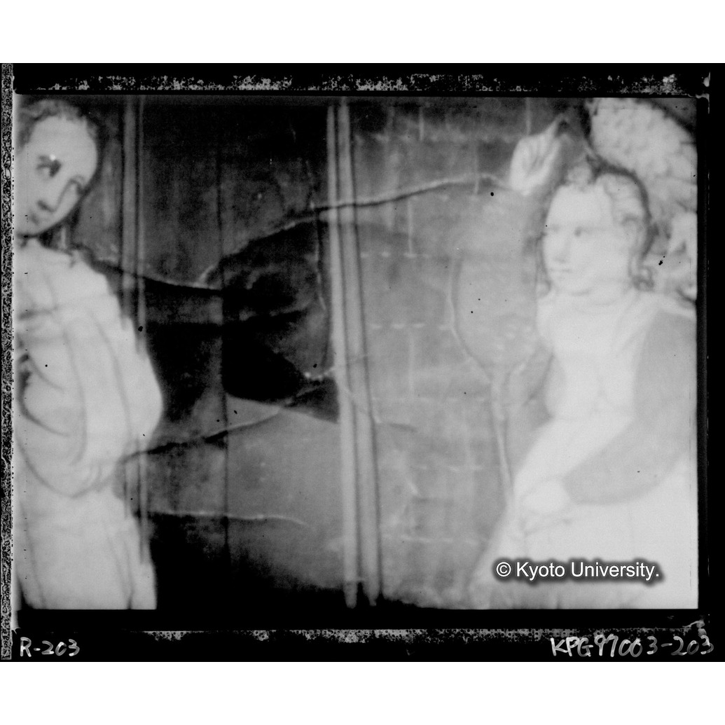 赤外線テレビ撮影画像写真（十五玄義第一図） (1)