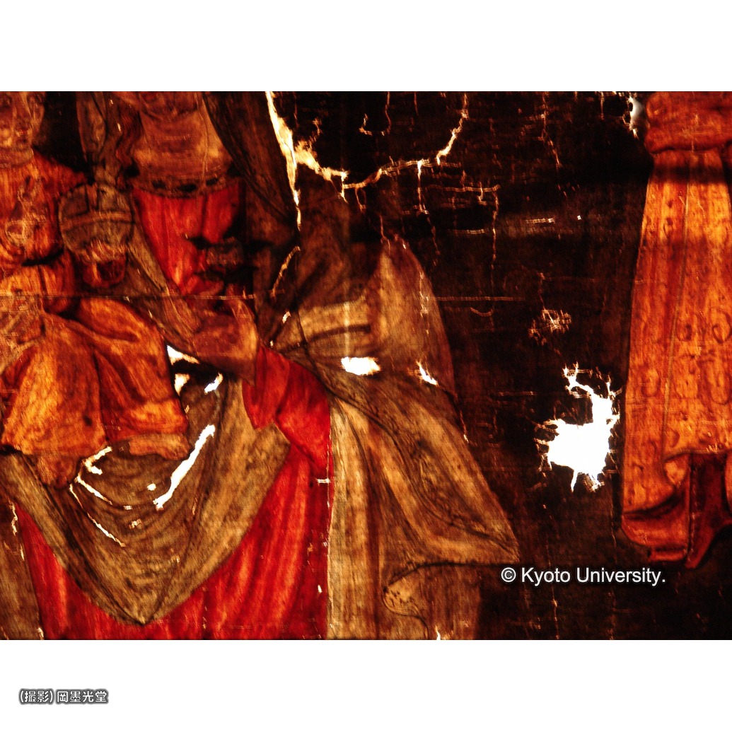 透過光写真（中央上段：聖母子） (1)