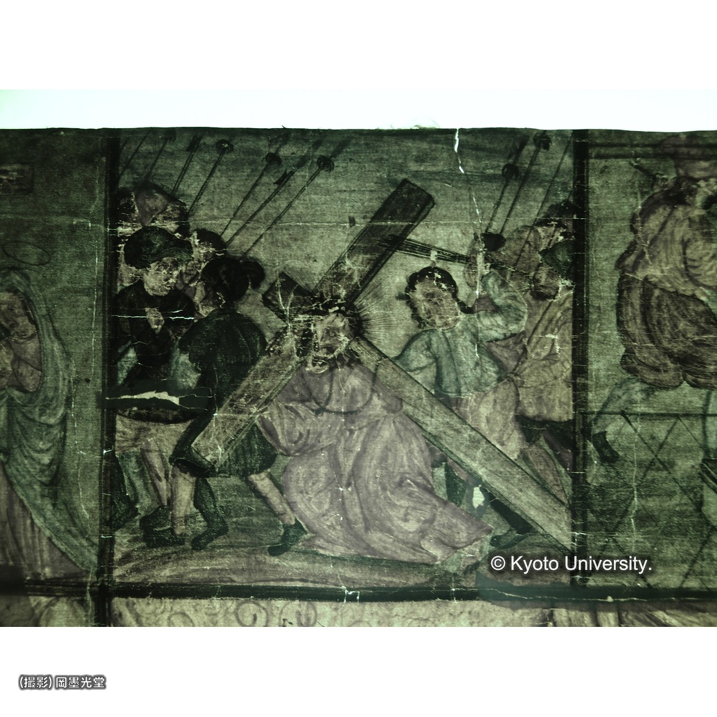 赤外線透過光写真（補紙行程中） (1)