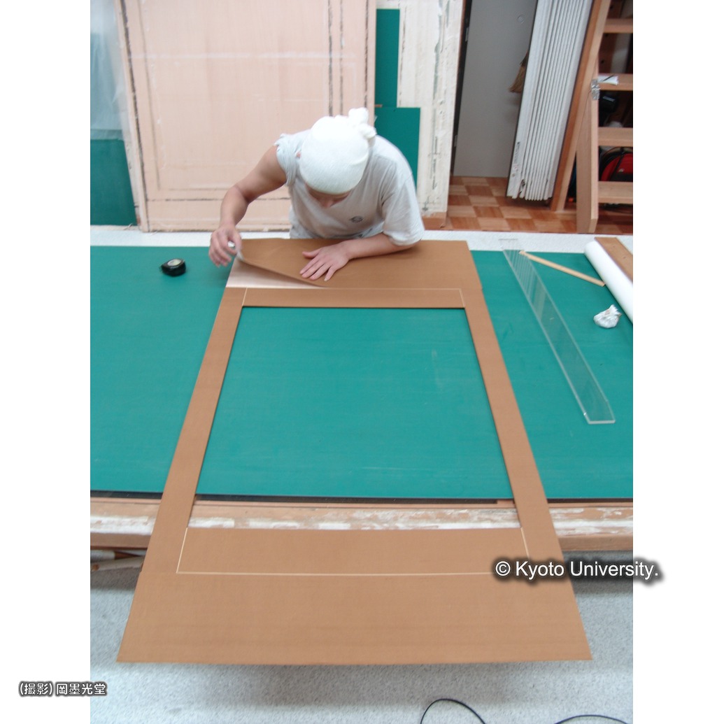 マット裂貼り (1)