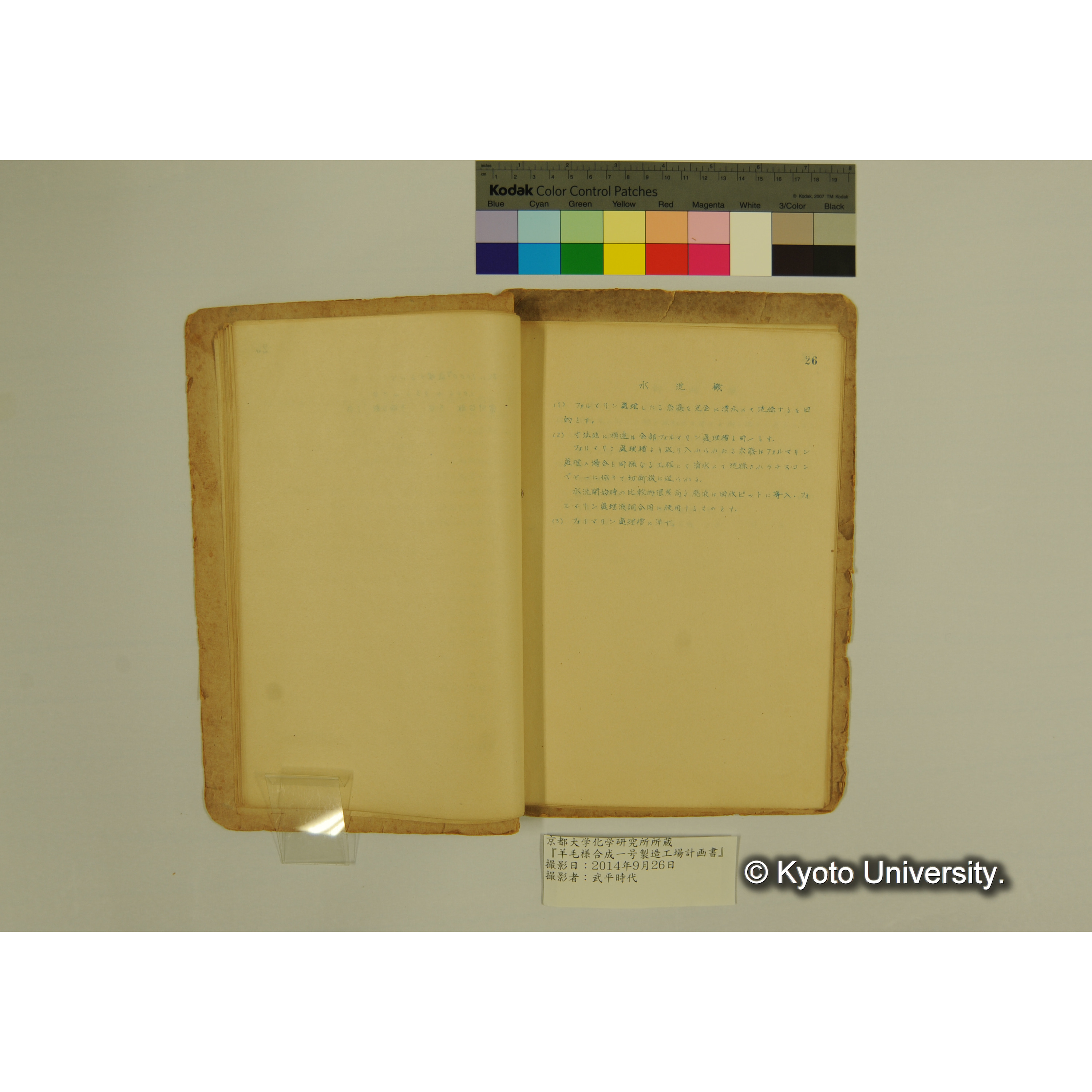 羊毛様合成一号製造工場計画書. (29)