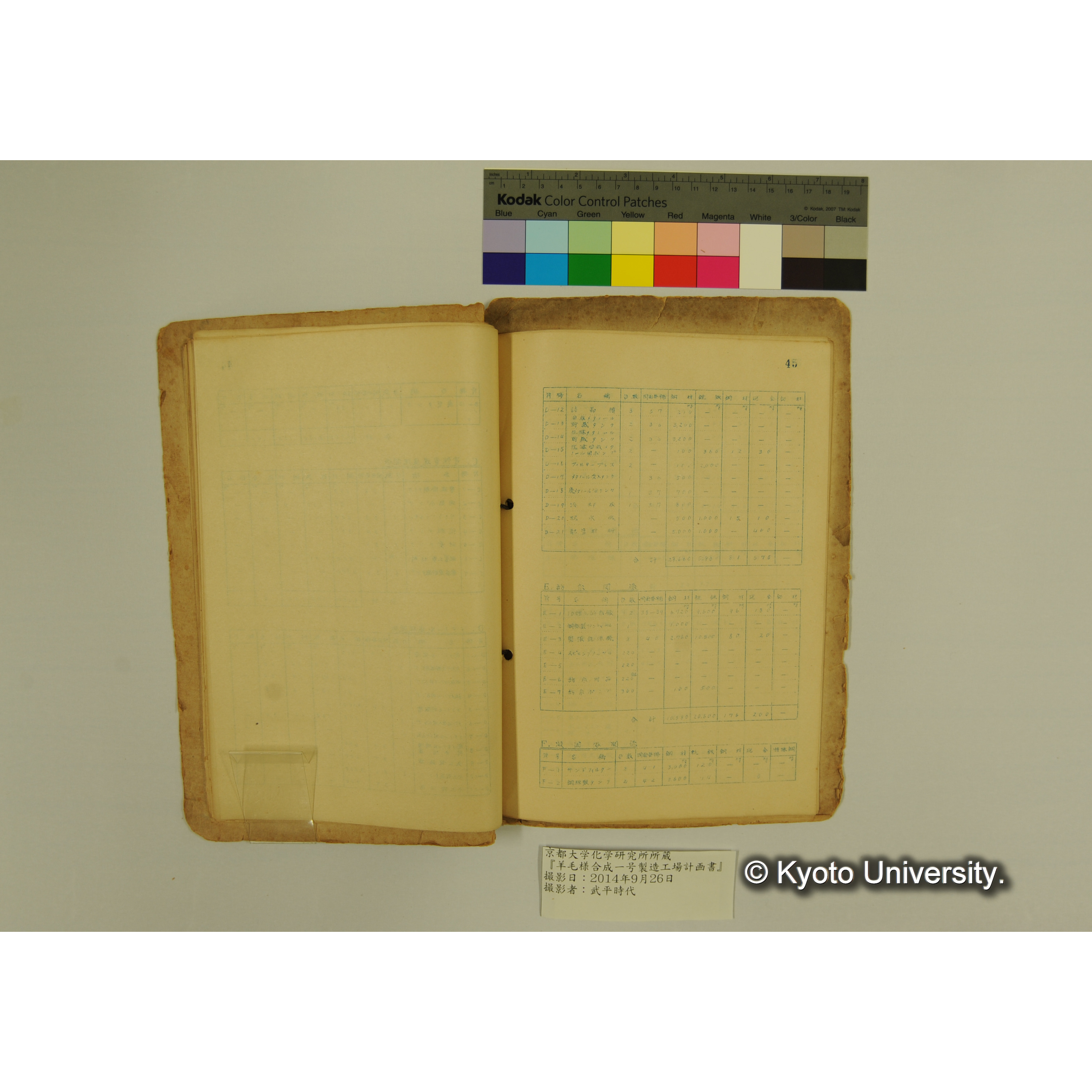 羊毛様合成一号製造工場計画書. (48)