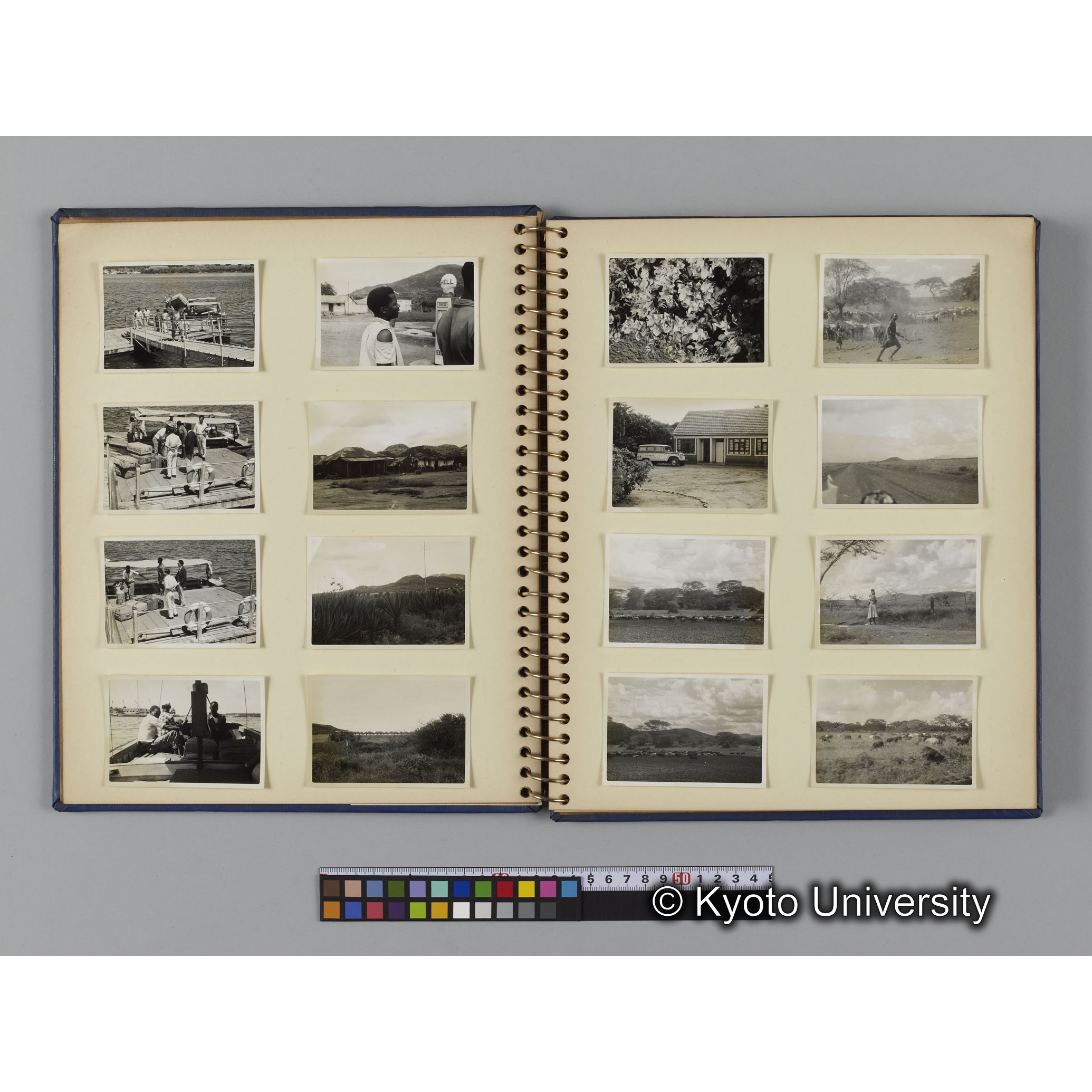 ゴリラ探検写真アルバム４「アフリカに到着」（紙焼き） (3)