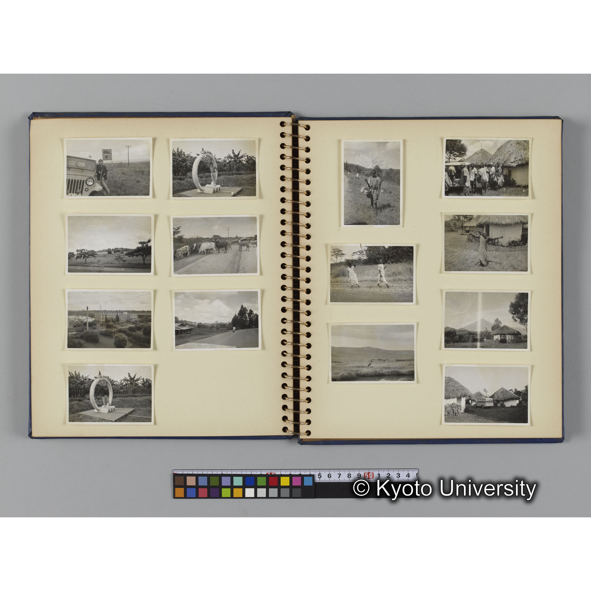 ゴリラ探検写真アルバム４「アフリカに到着」（紙焼き） (10)